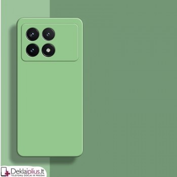 Liquid Air silikoninis šviesiai žalias dėklas - su kameros apsauga (Xiaomi Poco F6 Pro 5G) Liquid Air silikoninis šviesiai žalias dėklas - su kameros apsauga (Xiaomi Poco F6 Pro 5G)